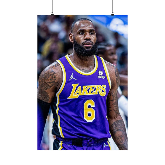 Lebron James Satin Poster (210gsm)