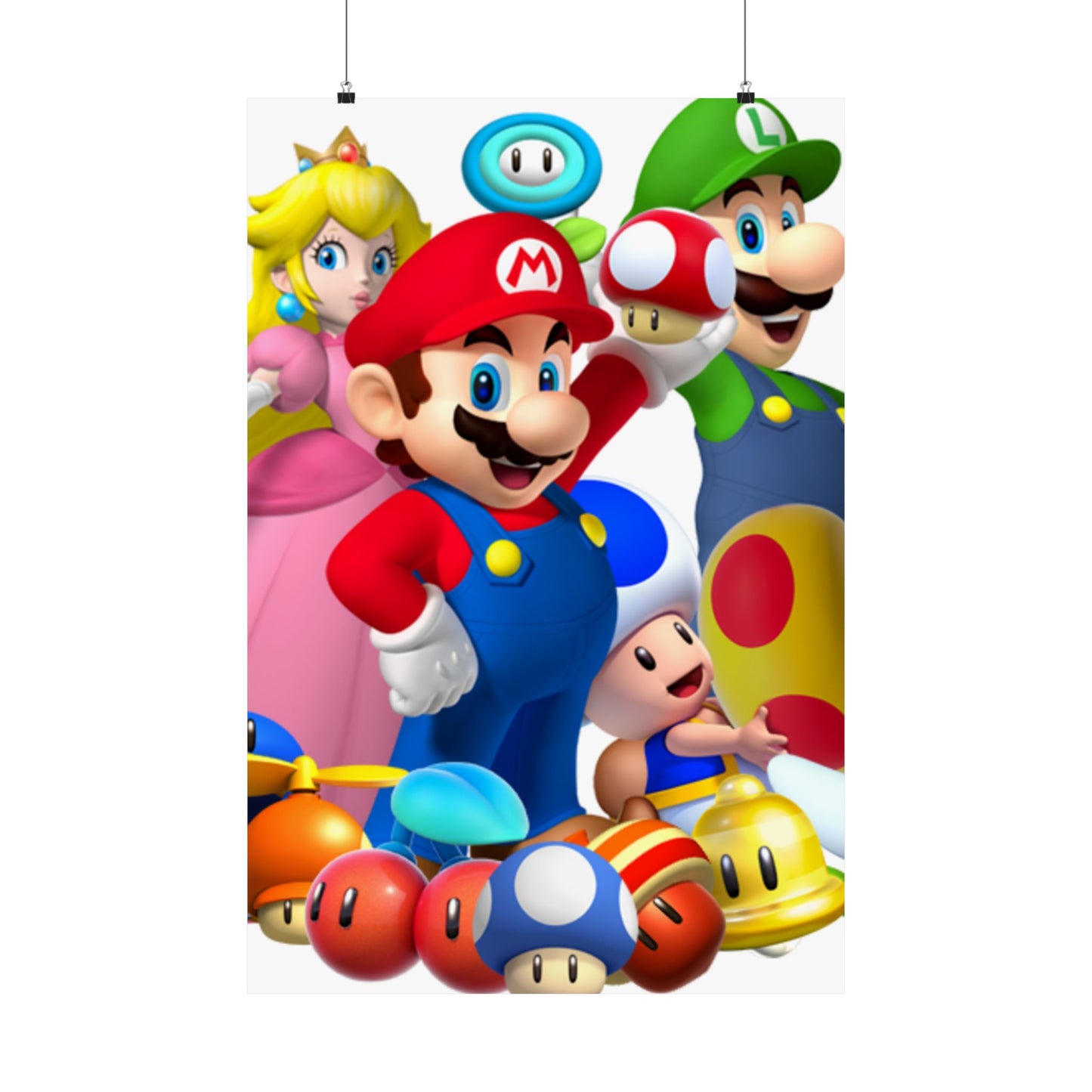 Mario Satin Poster (210gsm)