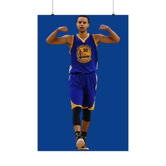 Stephen curry Satin Poster (210gsm)